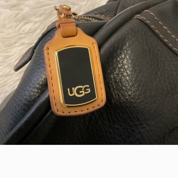 UGG Black Leather Women's Bag - Picture 4 of 14